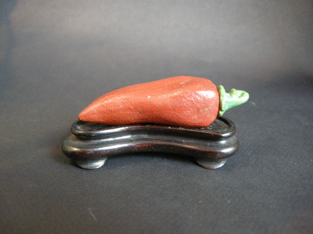 Snuff bottle yixing ware in vegetable shaped - 19th century